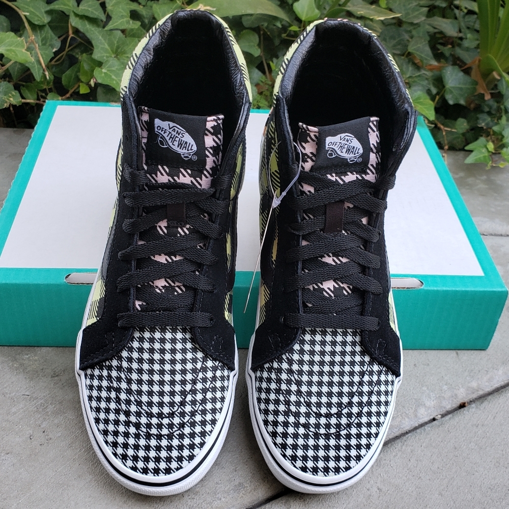 80's Inspired Plaid Sk8-Hi VANS - Picture 8 of 13